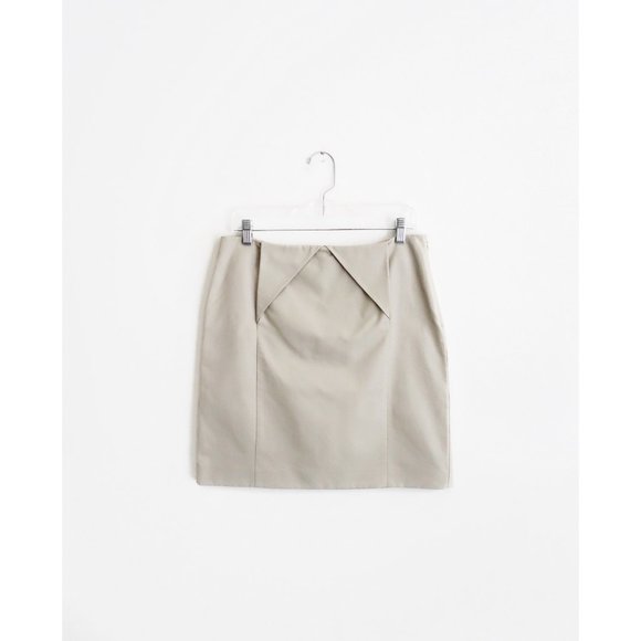 Jil Sander Dresses & Skirts - Jil Sander Beige Origami Pocket Straight Skirt 8